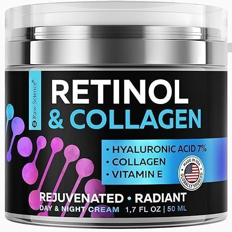 Best Daily Retinol Face Moisturizer Wrinkle Repair Anti-Aging Face Cream for Youthful Skin